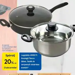 Tesco Lábas, fazék és serpenyő ajánlat