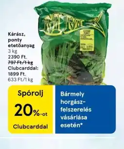 Tesco Kárász, ponty etetőanyag ajánlat