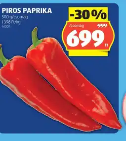 ALDI PIROS PAPRIKA ajánlat