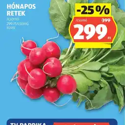 ALDI HNAPOS RETEK ajánlat