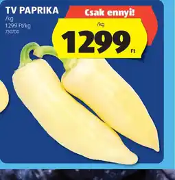 ALDI TV PAPRIKA ajánlat