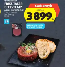 ALDI FRISS TATÁR BEEFSTEAK ajánlat