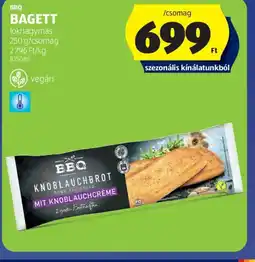 ALDI BBQ BAGETT fokhagymás ajánlat
