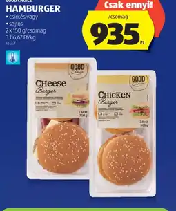 ALDI GOOD CHOICE HAMBURGER ajánlat