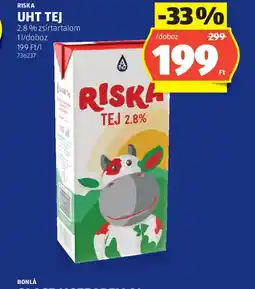 ALDI RISKA UHT TEJ ajánlat
