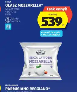 ALDI BONLÀ OLASZ MOZZARELLA ajánlat