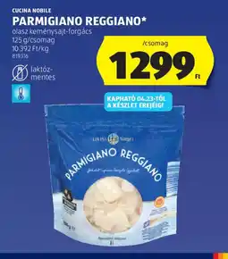 ALDI CUCINA NOBILE PARMIGIANO REGGIANO ajánlat