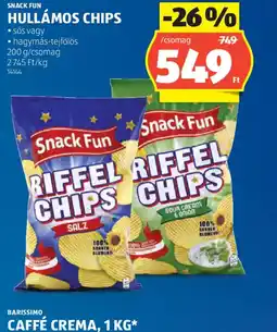 ALDI SNACK FUN HULLÁMOS CHIPS ajánlat