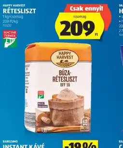 ALDI HAPPY HARVEST RÉTESLISZT ajánlat