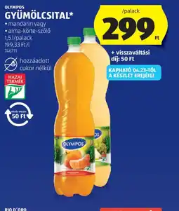 ALDI OLYMPOS GYÜMÖLCSITAL ajánlat