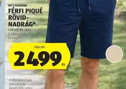 ALDI UP 2 FASHION FÉRFI RÖVID-NADRÁG ajánlat
