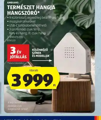 AMBIANO TERMÉSZET HANGJA HANGSZR