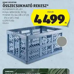 ALDI HOME CREATION ÖSSZECSUKHAT REKESZ ajánlat