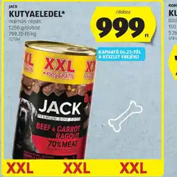 ALDI JACK KUTYAELEDEL ajánlat