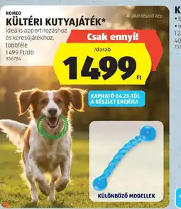 ALDI ROMED KÜLTÉRI KUTYAJÁTÉK ajánlat