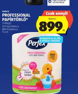 ALDI PERFEX PROFESSIONAL PAP NEW TEXTURERTÖRLŐ ajánlat