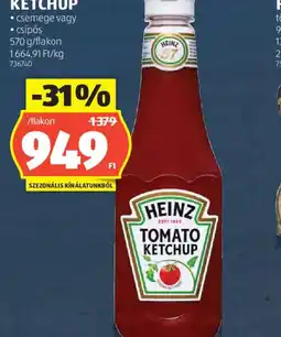 ALDI HEINZ KETCHUP ajánlat