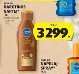 ALDI NIVEA SUN KAROTINOS NAPTEJ ajánlat