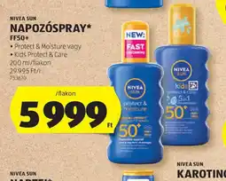 ALDI NIVEA SUN NAPOZSPRAY ajánlat
