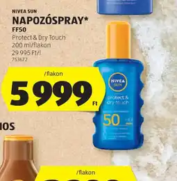 ALDI NIVEA SUN NAPOZSPRAY ajánlat
