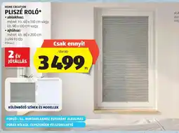 ALDI HOME CREATION PLISZÉ ROL ajánlat