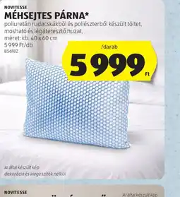 ALDI NOVITESSE MÉHSEJTES PÁRNA ajánlat