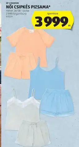 ALDI NŐI CSIPKÉS PIZSAMA ajánlat