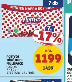 PENNY PÖTTYÖS TÚR RUDI MULTIPACK ajánlat