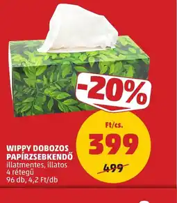PENNY WIPPY DOBOZOS PAPÍRZSEBKENDŐ ajánlat