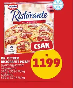 PENNY DR. OETKER RISTORANTE PIZZA ajánlat