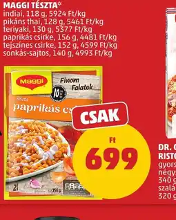 PENNY MAGGI TÉSZTA ajánlat
