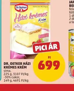 PENNY DR. OETKER HÁZI KRÉMES KRÉM ajánlat