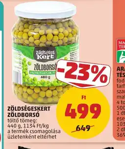 PENNY ZÖLDSÉGESKERT ZÖLDBORS ajánlat