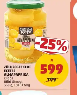 PENNY ZÖLDSÉGESKERT ECETES ALMAPAPRIKA ajánlat