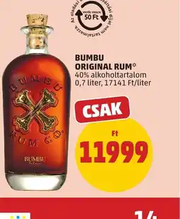 PENNY BUMBU ORIGINAL RUM ajánlat