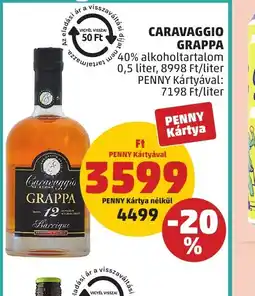 PENNY CARAVAGGIO GRAPPA ajánlat