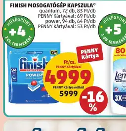 PENNY FINISH MOSOGATGÉP KAPSZULA ajánlat