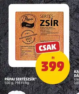 PENNY PÁPAI SERTÉSZSÍR ajánlat