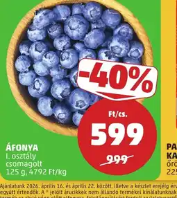 PENNY ÁFONYA ajánlat