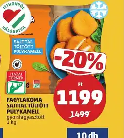 PENNY FAGYLAKOMA SAJTTAL TÖLTÖTT PÜLYKANELL ajánlat