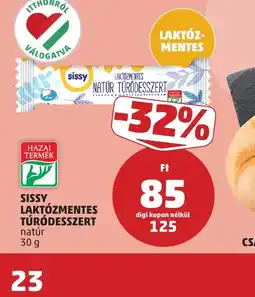 PENNY SISSY LAKTZMENTES TÚRDESSZERT ajánlat