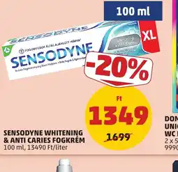 PENNY SENSODYNE WHITENING FOGKRÉM ajánlat