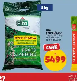 PENNY Fito GYEPTRÁGYA ajánlat