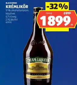 ALDI BLACKSTONE KRÉMLIKŐR ajánlat