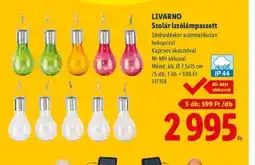 Lidl LIVARNO Szolár izzlámpaszett ajánlat