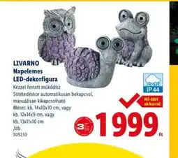 Lidl LIVARNO Napelemes LED-dekorfigura ajánlat
