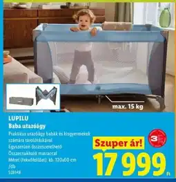 Lidl LUPILU Baba utazágy ajánlat