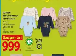 Lidl LUPILU Baba biopamut kombidressz ajánlat