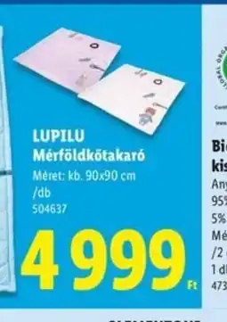 Lidl LUPILU Mérföldkőtakar ajánlat