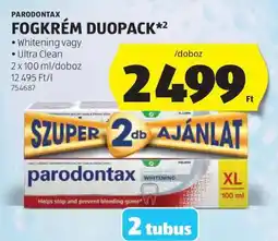 ALDI PARODONTAX FOGKRÉM DUOPACK*2 ajánlat